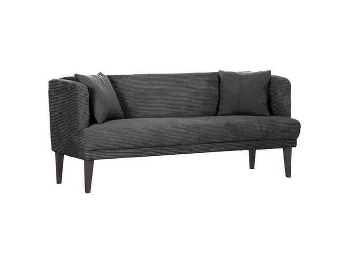 Landscape SITZBANK, Anthrazit, Grau, massiv, 2,5-Sitzer, 190x83x70 cm, Stoffauswahl, Esszimmer, Bänke, Sitzbänke von Landscape