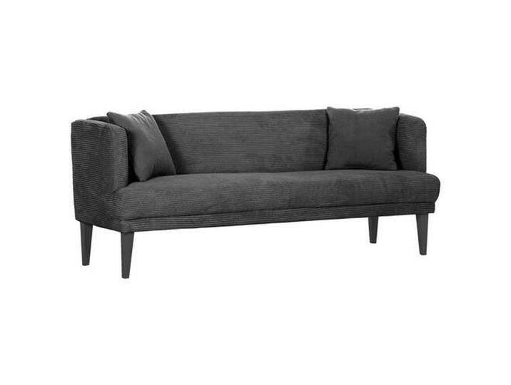 Landscape SITZBANK, Anthrazit, Grau, massiv, 3-Sitzer, 210x83x70 cm, Stoffauswahl, Esszimmer, Bänke, Sitzbänke von Landscape