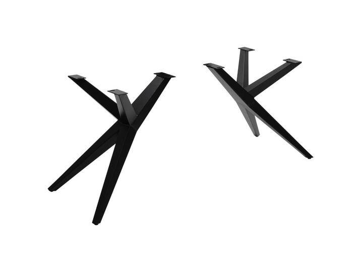 Landscape TISCHGESTELL, Schwarz, Metall, eckig, 72x70x60 cm, Esszimmer, Tische, Esstische, Tischsysteme, Tischgestell von Landscape