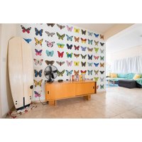 Abnehmbares Schmetterlings-Vinylwandbild/Schälen Und Aufkleben Schmetterlingsmuster Schmetterlings-Wandbild - Aufkleben von LandscapeWalls