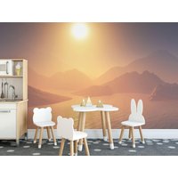 Berg Entfernbares Vinyl Wandbild/Schälen Und Kleben Bergmuster Tapete - Oder Nicht Geklebt Druck von LandscapeWalls