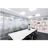 Neutrales Entfernbares Boho Vinyl Wandbild/Peel & Stick Regenbogen Muster Tapete - & Oder Nicht Geklebt Rainbow von LandscapeWalls