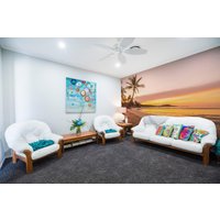 Goldener Sonnenuntergang Abnehmbares Vinyl Wandbild/Peel & Stick Tapete Goldenes Foto Wandbild von LandscapeWalls