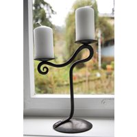 Handgeschmiedeter Kerzenständer Handgeschmiedeter Kerzenständer von Landschmiede
