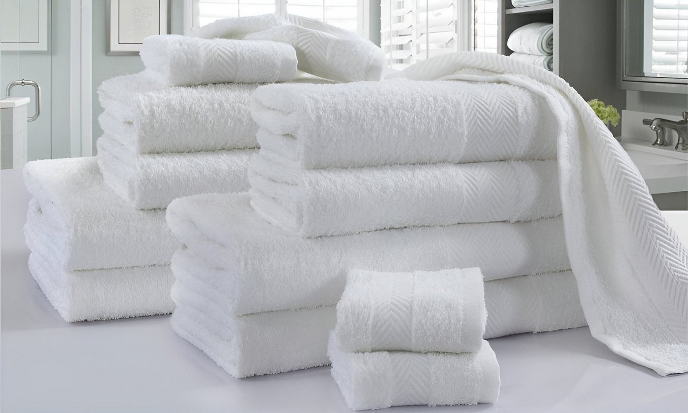 Landster Handtücher Handtuch 6er set Handtücher Duschtücher Gästetuch aus 100% Baumwolle, Duschtücher, Handtücher, Gästetücher, aus 100% ägyptische Baumwolle von Landster
