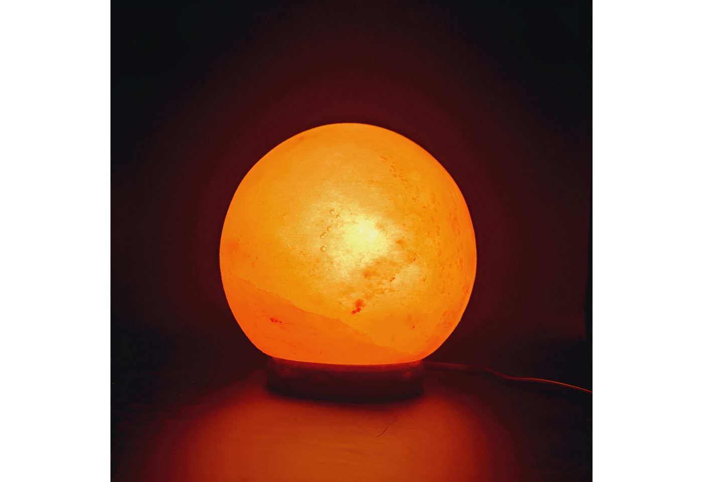 Landster Salzkristall-Tischlampe Himalaya lampe Salzlampe, Glühbirne von Landster