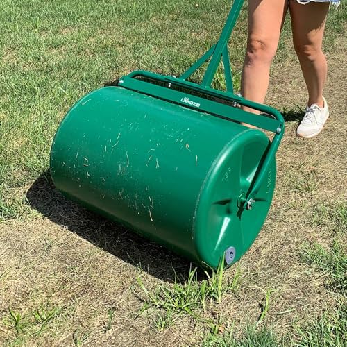 LANDZIE 61 cm Poly-Rasenwalze – 15,8 Gallonen Rasenwalze mit Wasser gefüllte Graswalze und Hofwalze zum Einpressen von Grassamen zur Verbesserung der Keimung – Rasenglätter für Rollen von Sod Lawn von Landzie