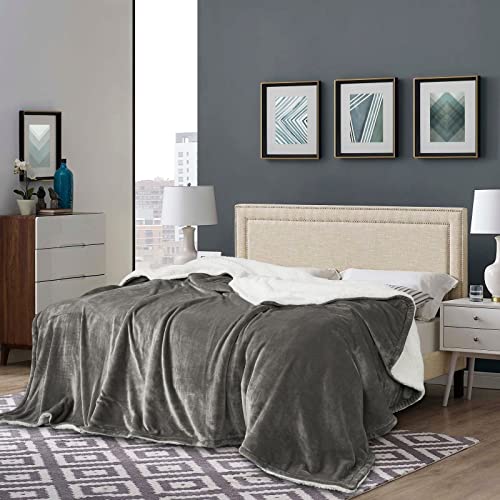 Laneetal Flauschige Decke 150x200cm Grau Kuscheldecke, Super Weiche & Warme Wohndecke/Fleecedecke, als Wohnzimmerdecke Tagesdecke, Couchdecke für Bett und Sofa von Laneetal