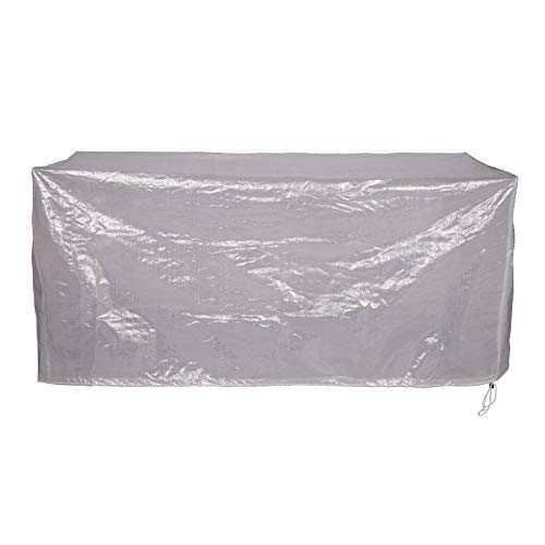 Laneetal Schutzhaube Gartenliege Sitzgrupp Schutzhülle Gartenmöbel PE Abdeckplane Tischabdeckung 218x77x55cm Transparent von Laneetal