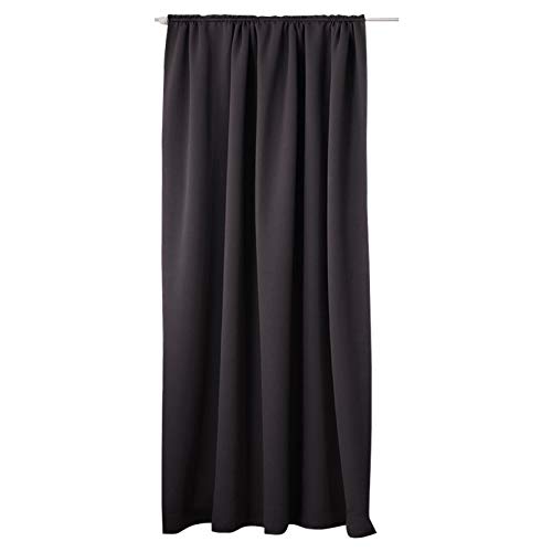 Laneetal Thermovorhang, Verdunklungsvorhang für Wohnzimmer Schlafzimmer, Blickdicht, mit Kräuselband für Schiene, 250g/m² Schwere Wärmeisolierende, 140 x 225 cm, Anthrazit Laneetal Thermovorhang, Verdunklungsvorhang für Wohnzimmer Schlafzimmer, Blickdicht, mit Kräuselband für Schiene, 250g/m² Schwere Wärmeisolierende, 140 x 225 cm, Anthrazit von Laneetal