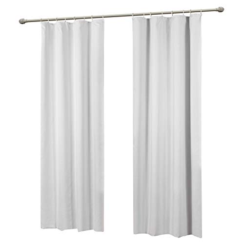 Laneetal Verdunklungsvorhang mit Kräuselband, Leichter Thermovorhang Blickdicht, Verdunklungsgardine, Thermogardine für Schlafzimmer, Gardine Lichtundurchlässig, Weiß, 135x225 cm, 2 Stücke Laneetal Verdunklungsvorhang mit Kräuselband, Leichter Thermovorhang Blickdicht, Verdunklungsgardine, Thermogardine für Schlafzimmer, Gardine Lichtundurchlässig, Weiß, 135x225 cm, 2 Stücke von Laneetal