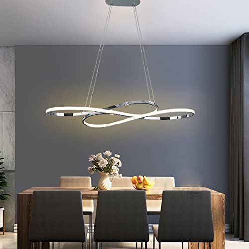 Lanekd Esstisch Esszimmer Lampen LED Pendelleuchte Hängelampe 3000K Küchen Wohnzimmer Hängend Leuchte Modern Höhenverstellbar Kronleuchter für Schlafzimmer Couchtisch Deko Deckenlampe Warmes Licht von Lanekd