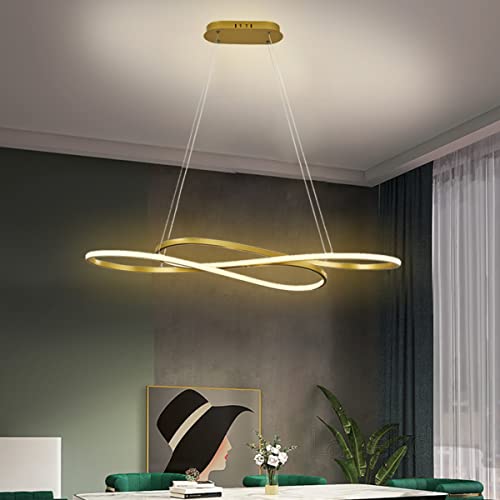 Lanekd Esstisch Esszimmer Lampen LED Pendelleuchte Hängelampe 3000K Küchen Wohnzimmer Hängend Leuchte Modern Höhenverstellbar Kronleuchter für Schlafzimmer Couchtisch Deko Deckenlampe Warmes Licht von Lanekd