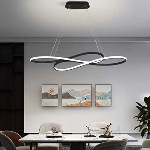 Lanekd Esstisch Esszimmer Lampen LED Pendelleuchte Hängelampe 6500K Küchen Wohnzimmer Hängend Leuchte Modern Höhenverstellbar Kronleuchter für Schlafzimmer Couchtisch Deko Deckenlampe Weißes Licht von Lanekd