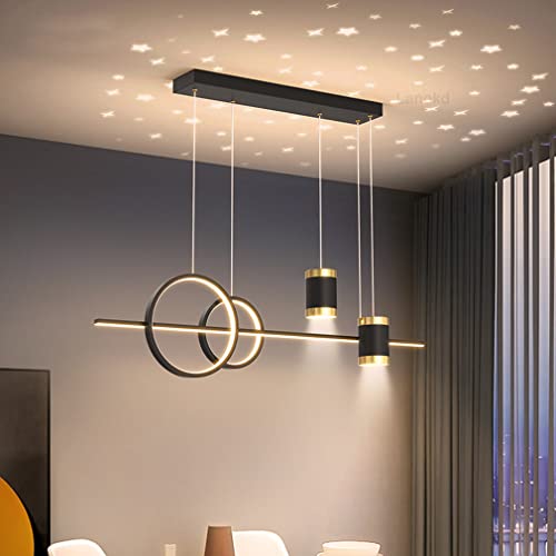 Lanekd Esstisch LED Pendelleuchte/Hängelampe Esszimmer Pendellampe Höhenverstellbar Designer Küchenlampen Warmes Licht/3000K Decken Leuchten für Büro Schlafzimmer Wohnzimmer Deko Hängend Lampe von Lanekd