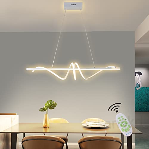 Lanekd LED Pendelleuchte Esstisch Esszimmerlampe,LED Hängelampe Esstischlampe Dimmbar Hue Küchenlampe Hängend Lampe Modern Kreative Designer Kronleuchter Flur Wohnzimmer Tisch Büro Decken Leuchte von Lanekd
