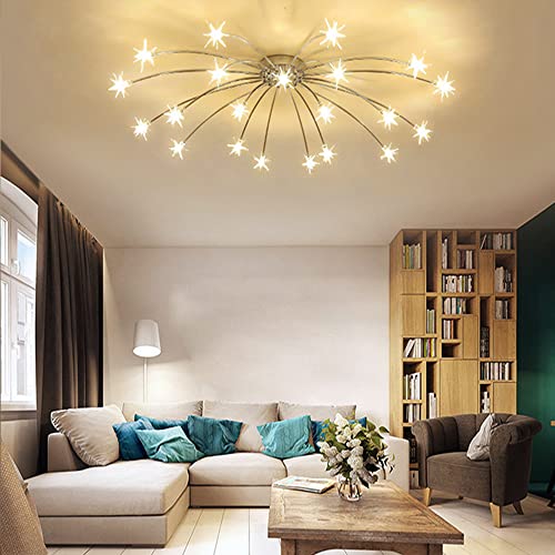 Lanekd LED Wohnzimmer Deckenlampe Stern Styl Schlafzimmer Deckenleuchte Kinderzimmer Dekolampe Glas-schirm Esszimmer Kronleuchter Retro Design Küche Flur Pendelleuchte Lanekd LED Wohnzimmer Deckenlampe Stern Styl Schlafzimmer Deckenleuchte Kinderzimmer Dekolampe Glas-schirm Esszimmer Kronleuchter Retro Design Küche Flur Pendelleuchte von Lanekd