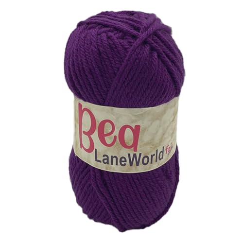 Set mit 3 Wollknäueln BEA Acryl – 100% Acryl, je 100 g – weich, Nadelstärke 6-7, Häkelnadel 7 – ideal zum Stricken und Häkeln (3, 19) von Laneworld