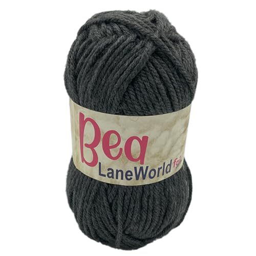Set mit 3 Wollknäueln BEA Acryl – 100% Acryl, je 100 g – weich, Nadelstärke 6-7, Häkelnadel 7 – ideal zum Stricken und Häkeln (3, 43) von Laneworld