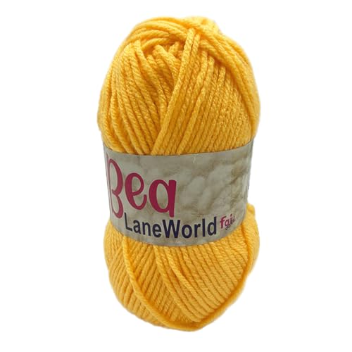 Set mit 3 Wollknäueln aus Acryl – 100 % Acryl, je 100 g – weich, Nadelstärke 6–7, Häkelnadel 7 – ideal zum Stricken und Häkeln (3, 5) von Laneworld