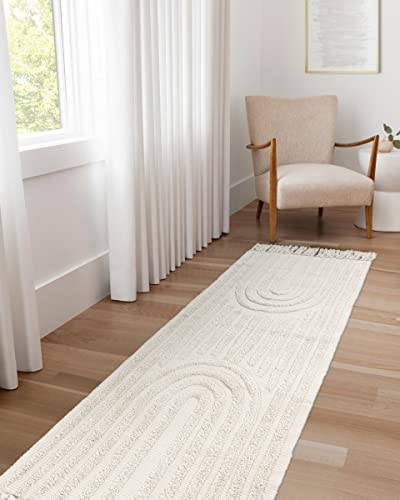 Lanffia Flur-Läuferteppich, 60 x 200 cm, waschbarer Läufer für den Eingangsbereich, Beige, Regenbogen, getuftete Teppiche mit Quasten, Bauernhaus-Bodenteppich für Küche, Waschküche, Schlafzimmer Lanffia Flur-Läuferteppich, 60 x 200 cm, waschbarer Läufer für den Eingangsbereich, Beige, Regenbogen, getuftete Teppiche mit Quasten, Bauernhaus-Bodenteppich für Küche, Waschküche, Schlafzimmer von Lanffia