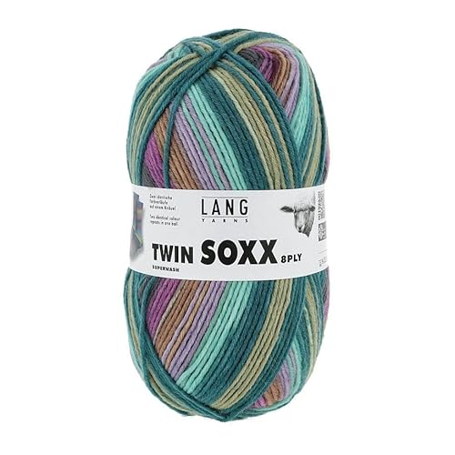 150 g/ 320 m TWIN SOXX COLOR 8 fach Fb. 447 Trondheim von Lang Yarns