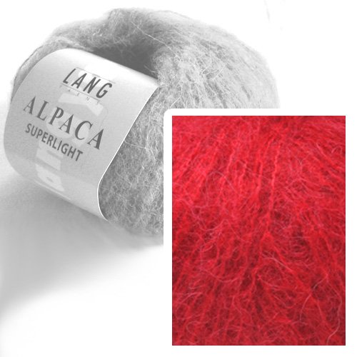 Alpaca Superlight 0060 rot von Lang Yarns