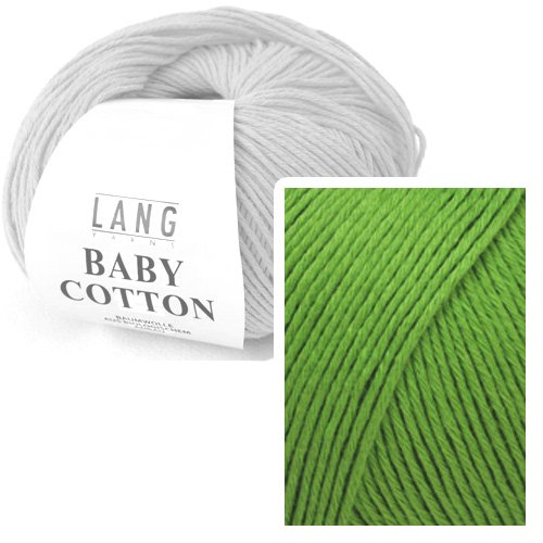 Baby Cotton 0017 apfelgrün von Lang Yarns