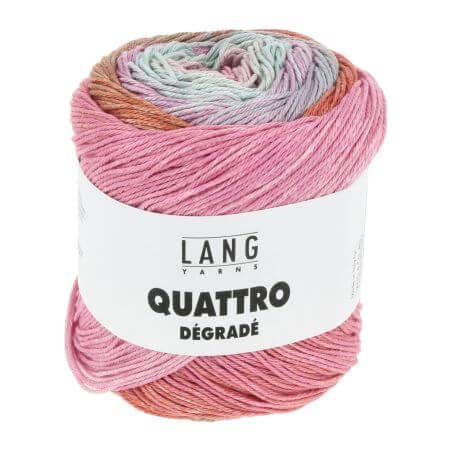 Lang Yarns Quattro Dégradé 1088.0015 - rosa/mint/orange von Lang Yarns