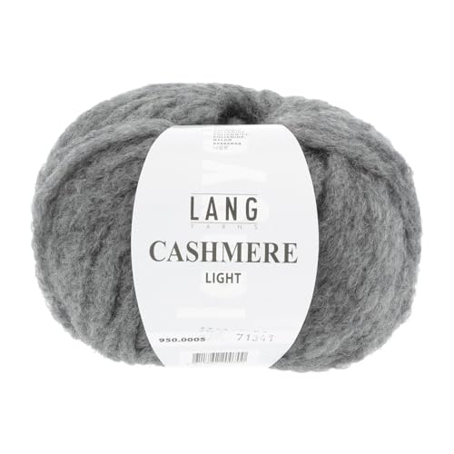 LANG YARNS Cashmere Light - Farbe: Grau Melange (0005) - 25 g / ca. 85 m Wolle von Lang Yarns