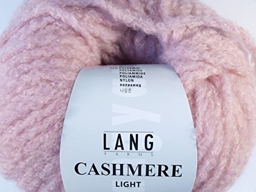 LANG YARNS Cashmere Light - Farbe: Rosa (0009) - 25 g / ca. 85 m Wolle von Lang Yarns