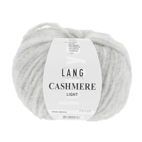 LANG YARNS Cashmere Light - Farbe: Silber (0023) - 25 g / ca. 85 m Wolle von Lang Yarns
