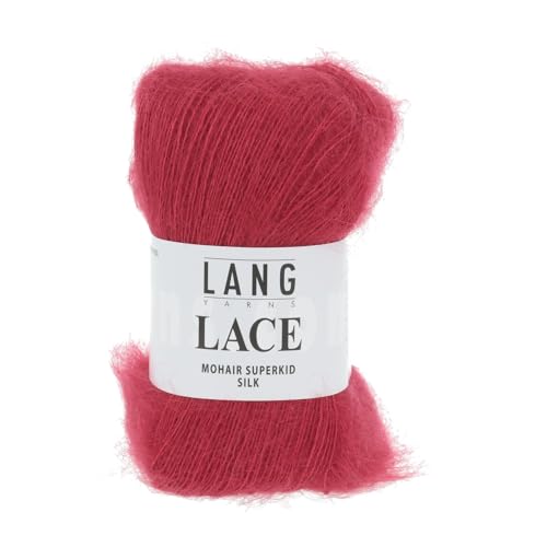 LANG YARNS Lace - Farbe: Rot (0060) - 25 g / ca. 310 m Wolle von Lang Yarns