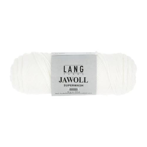 Lang Jawoll Superwash Sockenwolle Farbwahl (01 - Weiß) von Lang Yarns