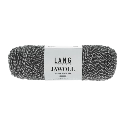 Lang Jawoll Superwash Sockenwolle Farbwahl (137 - schwarz weiß) von Lang Yarns