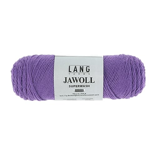Lang Jawoll Superwash Sockenwolle Farbwahl (380 - lila) von Lang Yarns