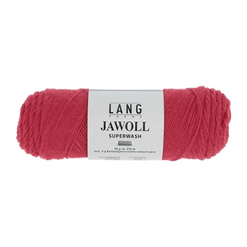 Lang Jawoll Superwash Sockenwolle Farbwahl (60 - rot) von Lang Yarns
