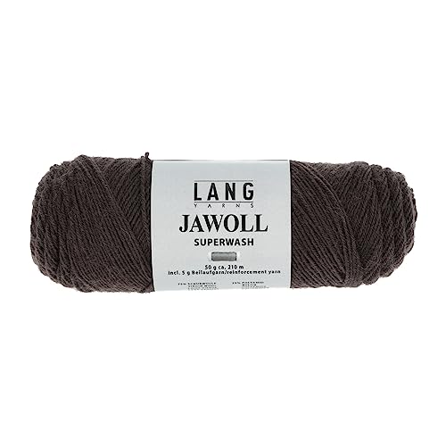 Lang Jawoll Superwash Sockenwolle Farbwahl (67 - braun) von Lang Yarns