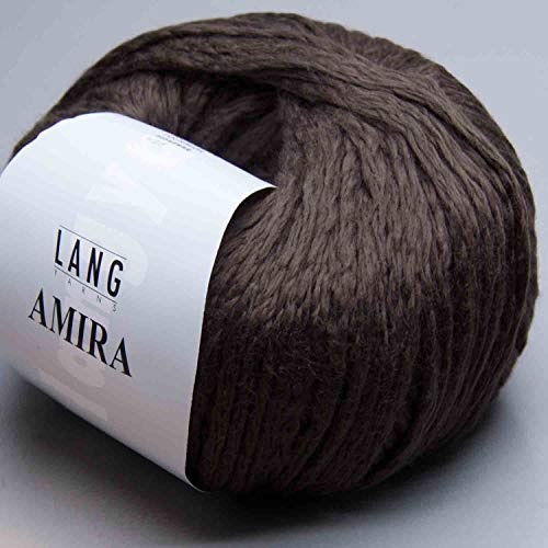 Lang Yarns Amira freie Farbwahl Wolle Baumwolle superweich (67 - Dunkelbraun) von Lang Yarns