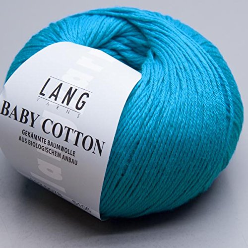 Lang Yarns Baby Cotton, 78 türkis dunkel von Lang Yarns