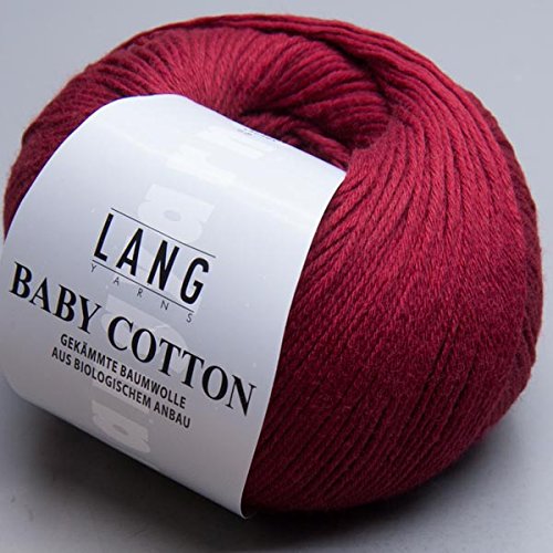Lang Yarns Baby Cotton 0061 dunkelrot von Lang Yarns