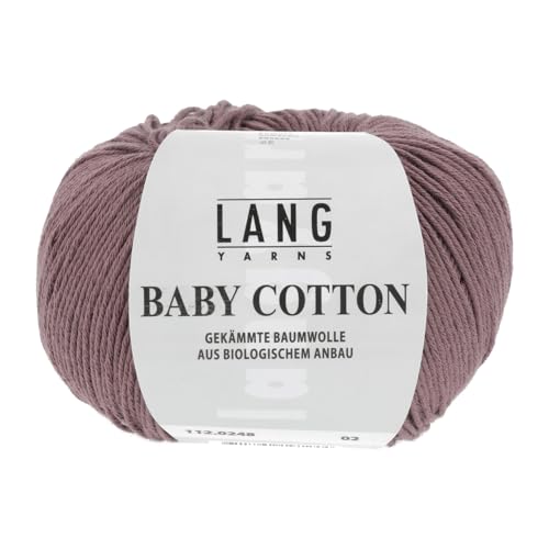 Lang Yarns Baby Cotton 0248 altrosa dunkel von Lang Yarns