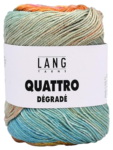 Lang Yarns Baumwolle zum Stricken und Häkeln QUATTRO DEGRADE – 100 g von Lang Yarns