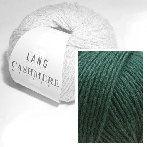 Lang Yarns - CASHMERE PREMIUM - Farbe 0018 Dunkel Grün - 100% Kaschmirwolle (25 Gramm – 1 Knäuel) von Lang Yarns