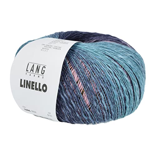 Lang Yarns - Linello Fb. 56 hellblau ocker rosa 100 g Lang Yarns - Linello Fb. 56 hellblau ocker rosa 100 g von Lang Yarns
