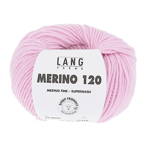 Lang Yarns Merino 120 Superwash 0009 rosa von Lang Yarns