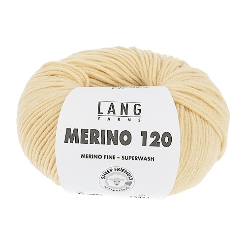 Lang Yarns Merino 120 Superwash 0049 gelb von Lang Yarns