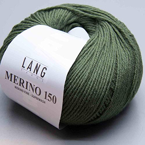 Lang Yarns Merino 150 Superwash 0098 oliv von Lang Yarns