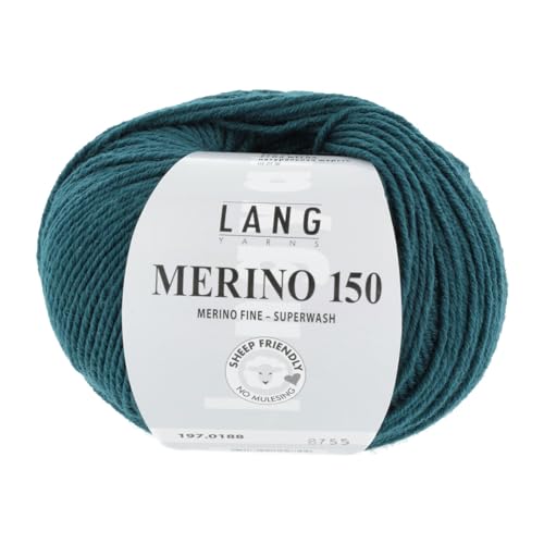 Lang Yarns Merino 150 Superwash 0188 petrol von Lang Yarns