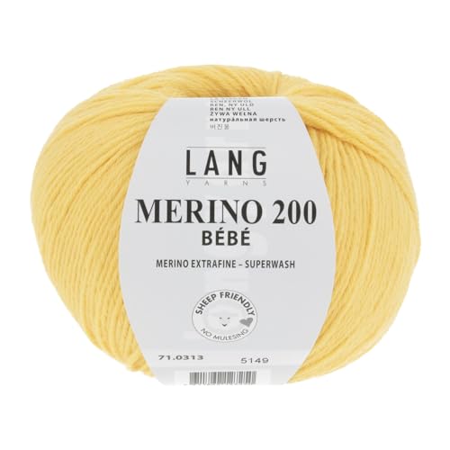 Lang Yarns Merino 200 Bébé 0313 gelb Lang Yarns Merino 200 Bébé 0313 gelb von Lang Yarns